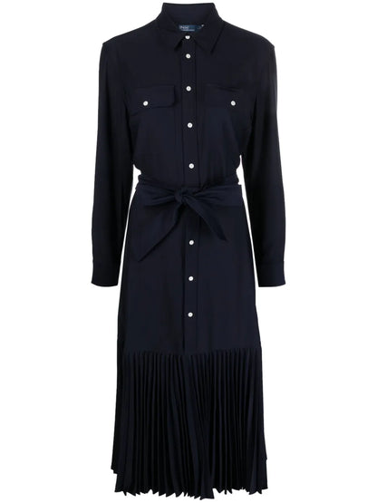 Belted Midi Shirtdress