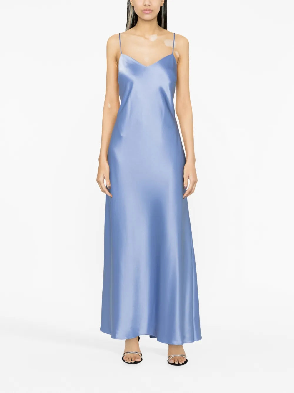 Open-Back Satin Dress