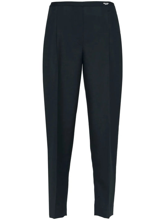 Kid-Mohair Tailored Trousers