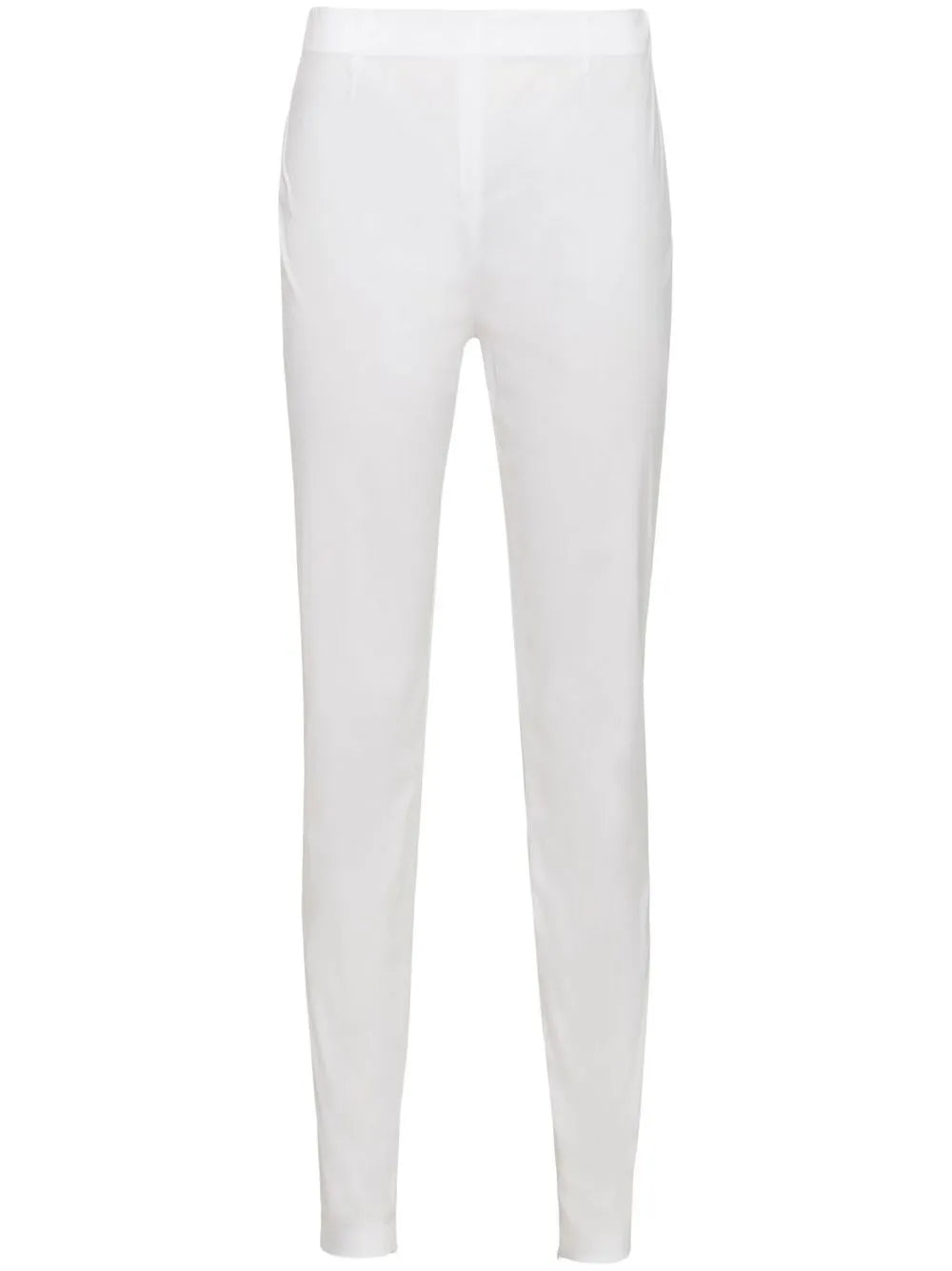 Ankle-Zips Poplin Trousers