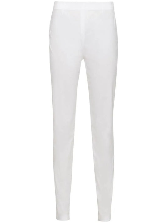 Ankle-Zips Poplin Trousers