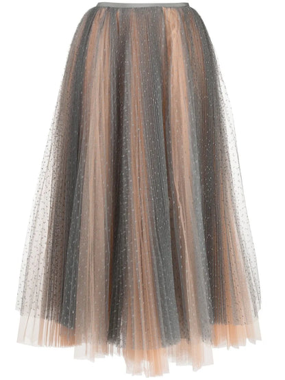 High-Waisted Tulle Skirt