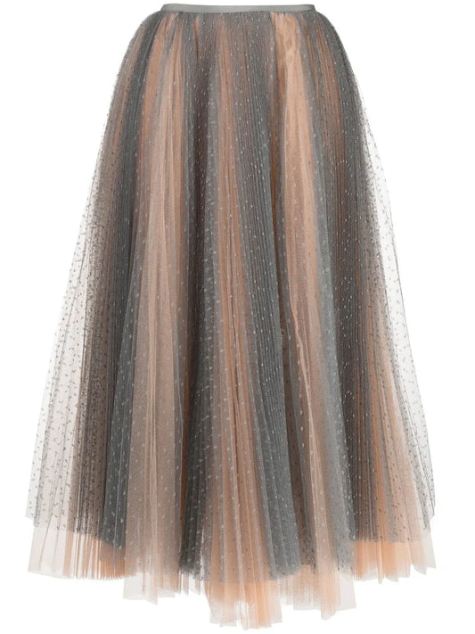 High-Waisted Tulle Skirt