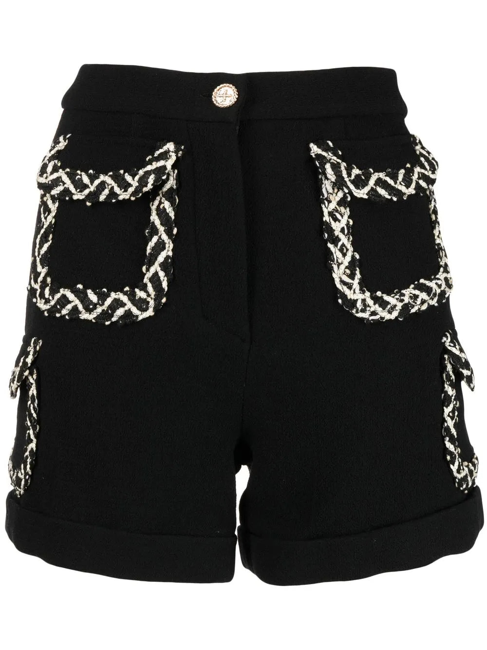Tweed Pocketed Shorts