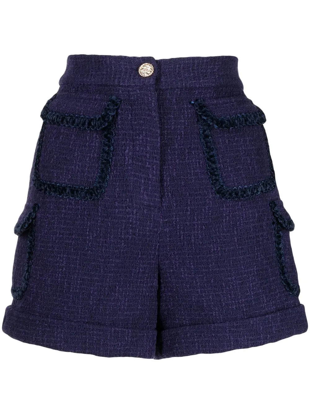 Tweed Pocketed Shorts