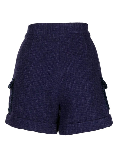 Tweed Pocketed Shorts