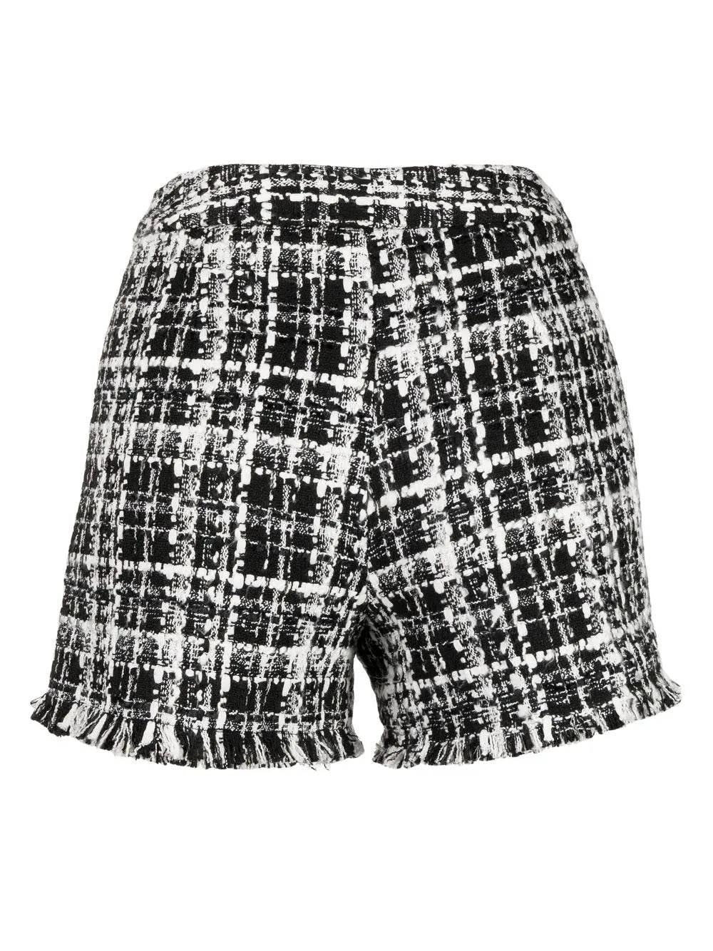 Rough-Cut Tweed Shorts