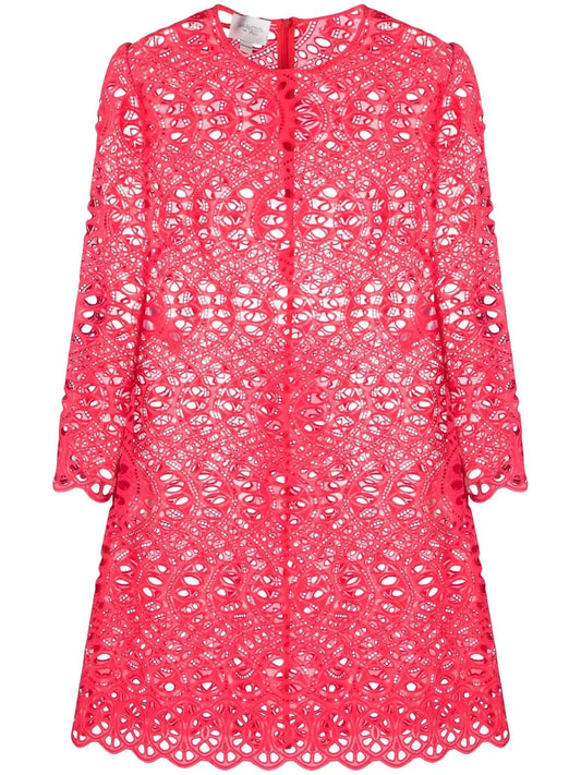 Open-Knit Cotton Dress