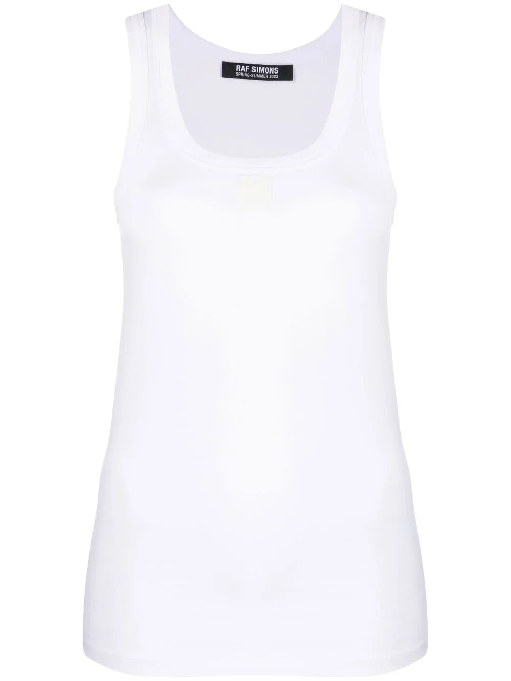 Logo-Patch Cotton Tank Top