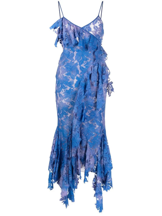 Thelma Lace Draped Dress
