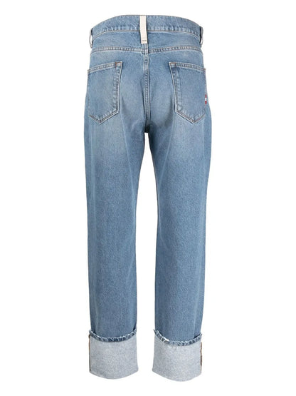 Drainpipe Straight-Leg Jeans