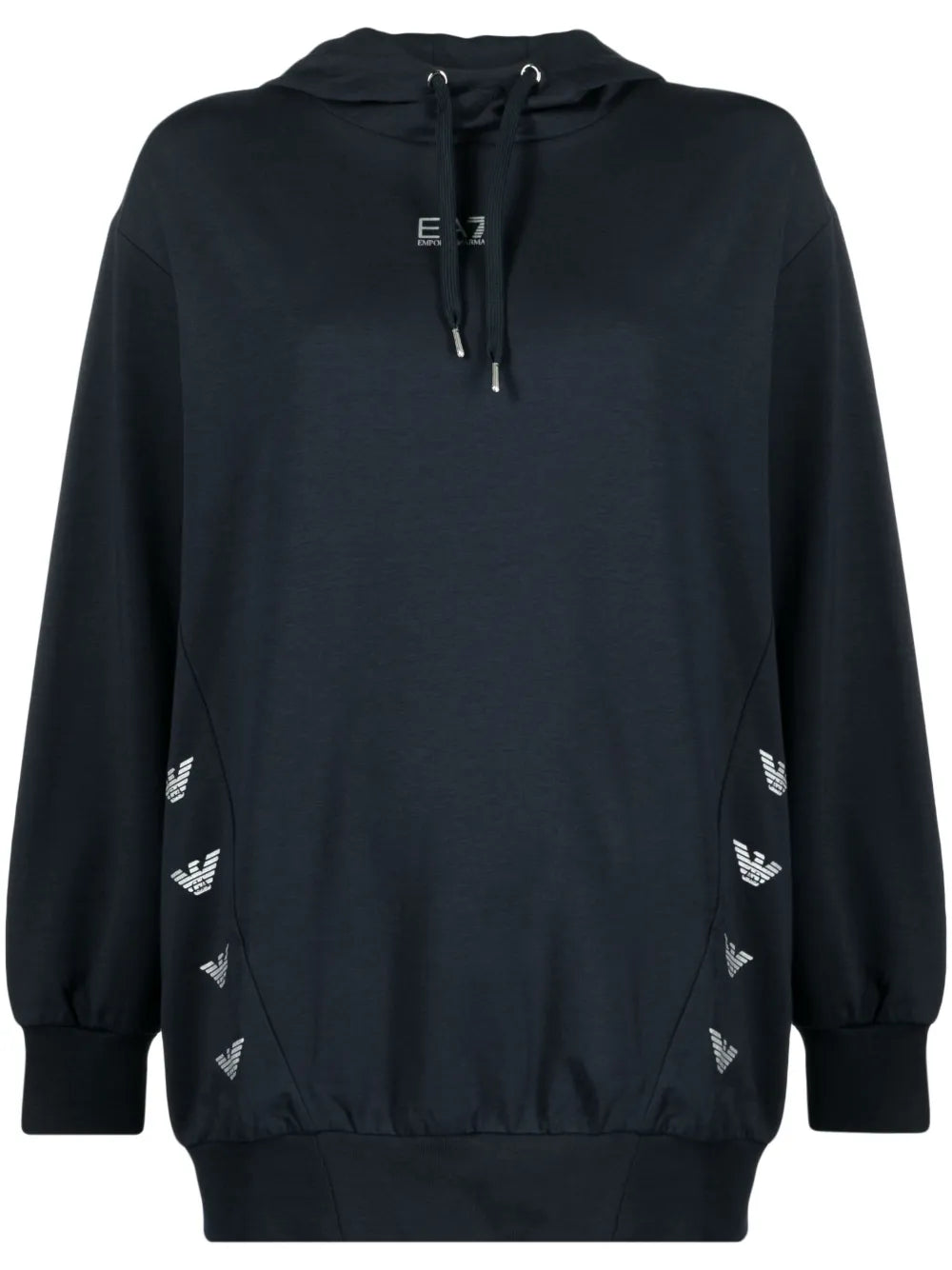 Logo-Print Drawstring Hoodie