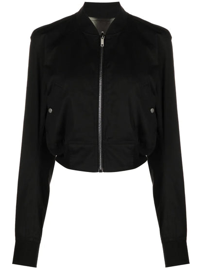 Cropped Bomber Jacket