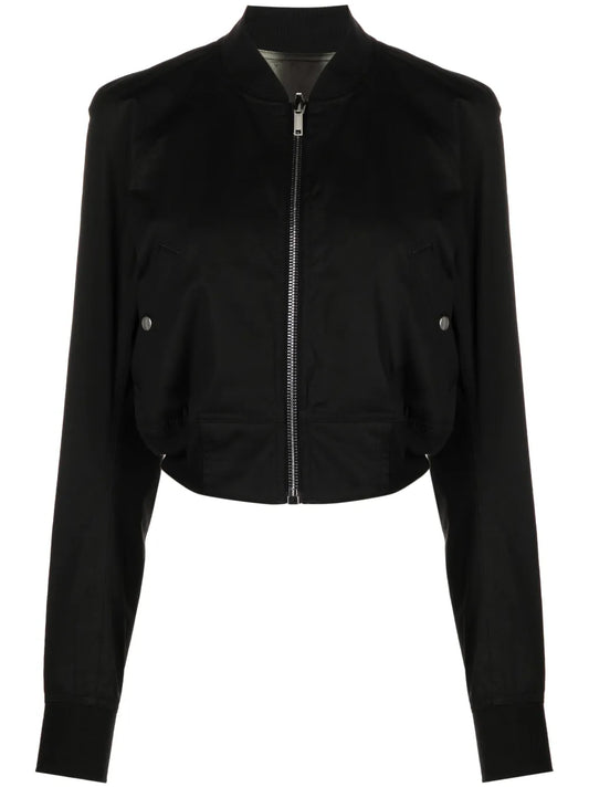 Cropped Bomber Jacket