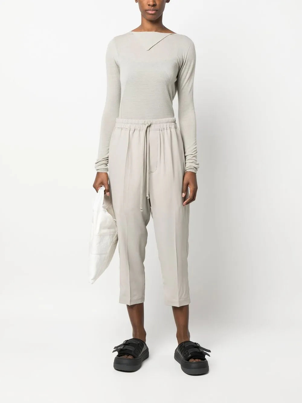 Column Knit Sweater