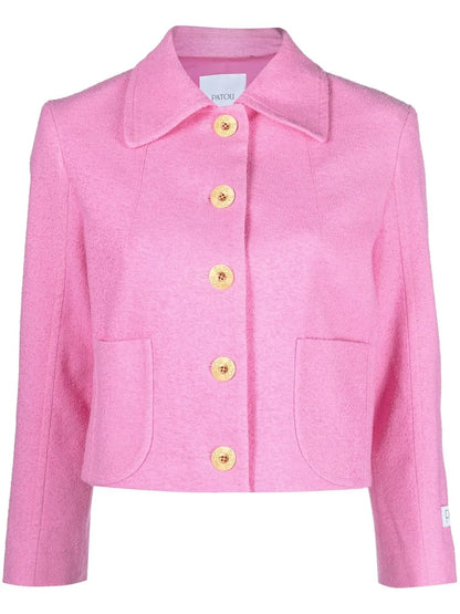 Single-Breasted Tweed Jacket