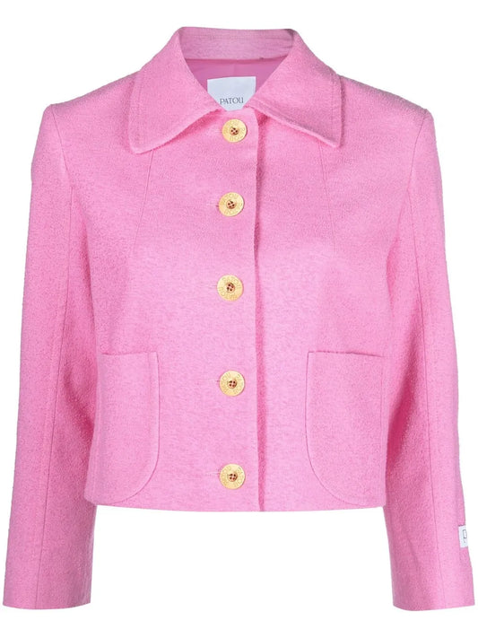 Single-Breasted Tweed Jacket