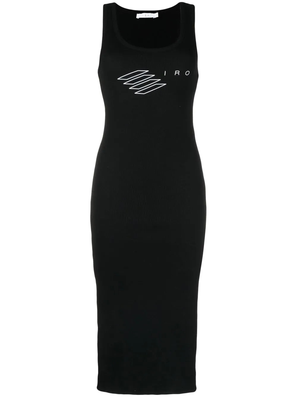 Logo-Print Fitted Dress