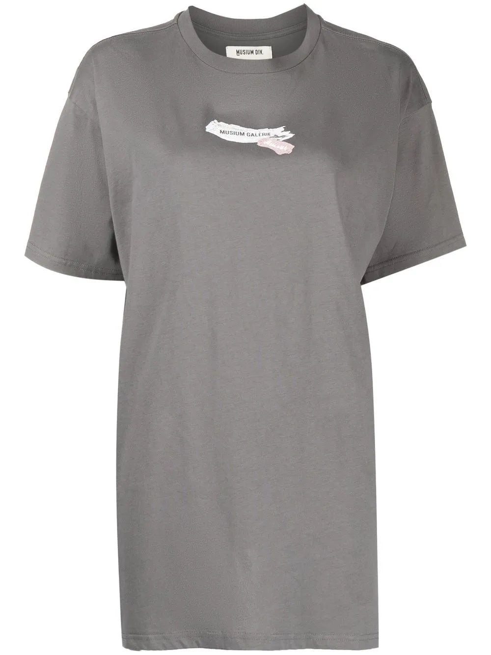 Logo-Print Long Cotton T-Shirt