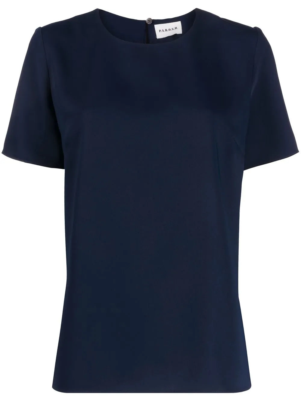 Short-Sleeved Cady Blouse