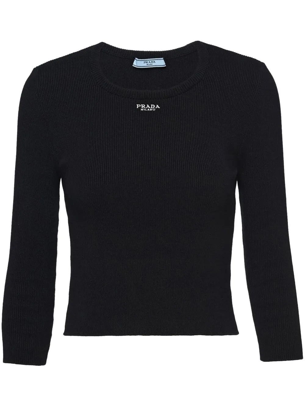 Logo-Embroidered Ribbed Jumper