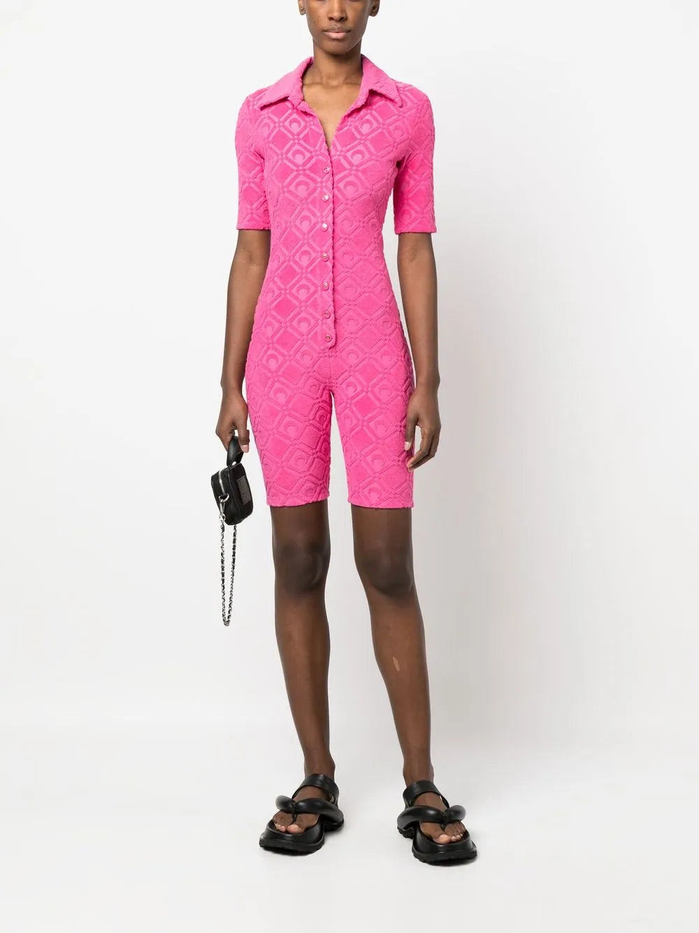 Moon Diamant Sponge-Jacquard Jumpsuit
