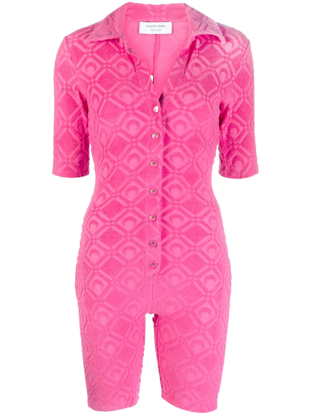 Moon Diamant Sponge-Jacquard Jumpsuit