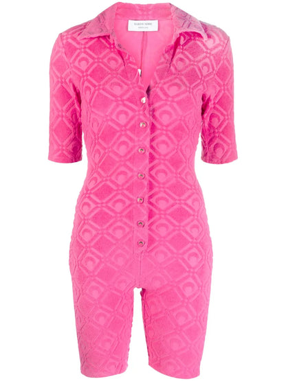 Moon Diamant Sponge-Jacquard Jumpsuit
