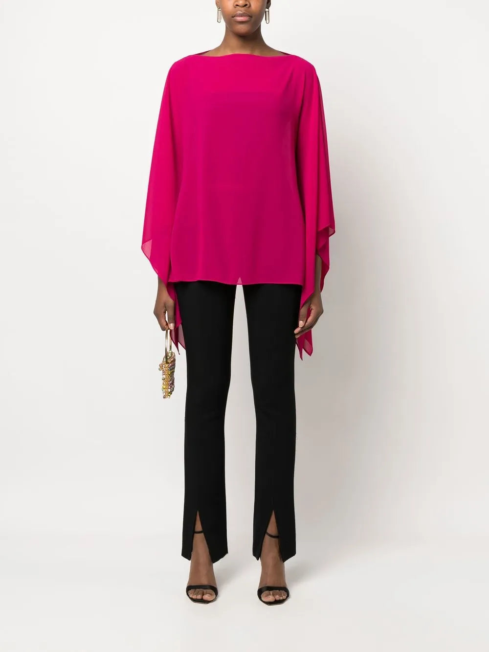 Long Wide-Sleeved Blouse