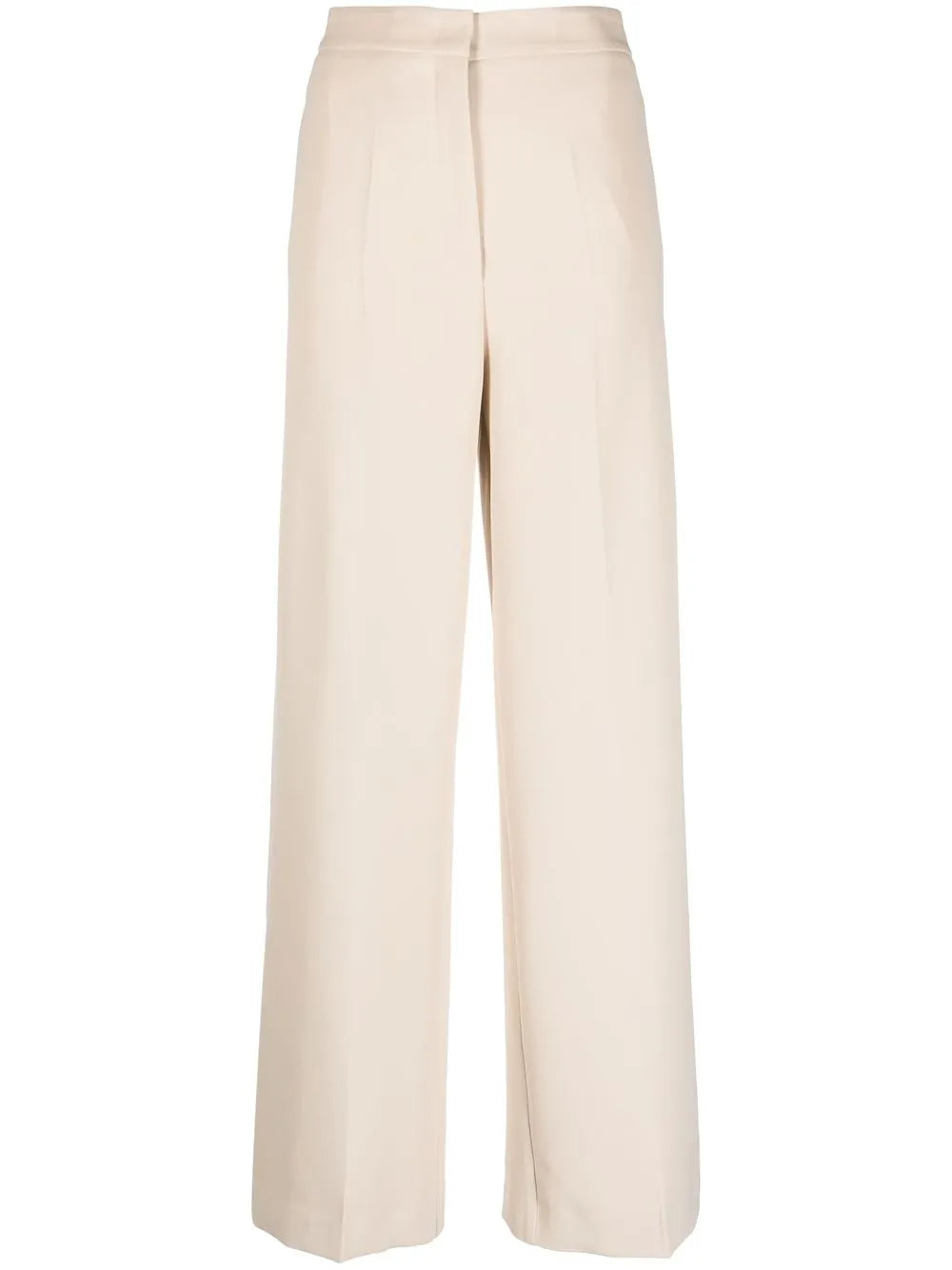 Overlapping-Panel Palazzo Pants