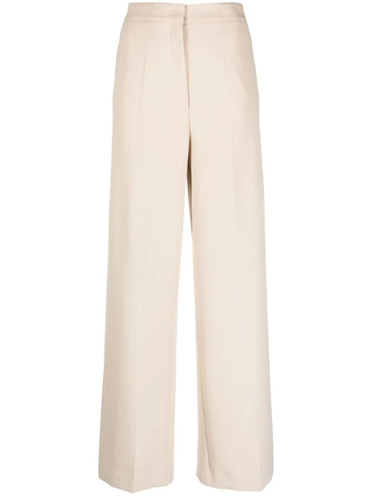 Overlapping-Panel Palazzo Pants