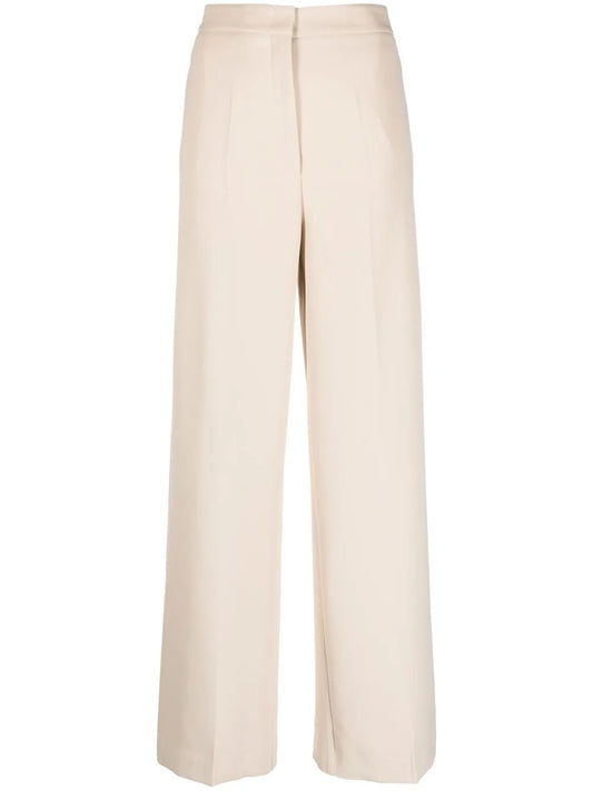 Overlapping-Panel Palazzo Pants