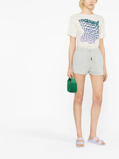 Mifa Logo-Print Track Shorts