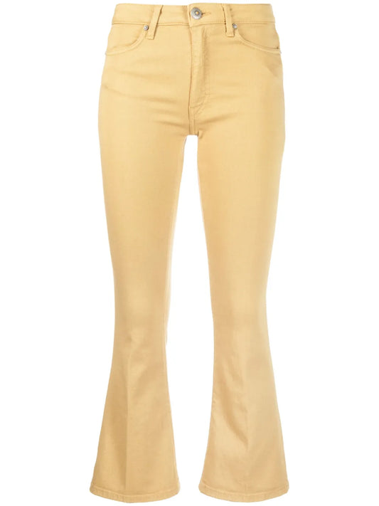Logo-Patch Bootcut Jeans