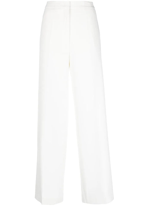 Overlapping-Panel Palazzo Pants