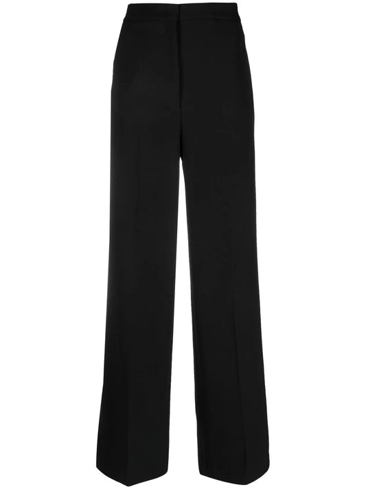 Overlapping-Panel Palazzo Pants