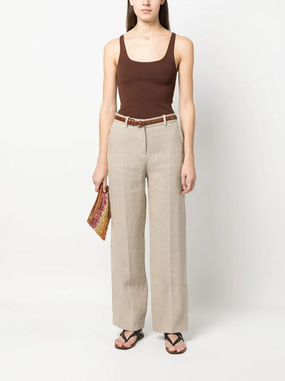 Tailored Mid-Rise Trousers