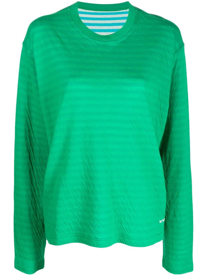 Long-Sleeves Cotton Sweatshirt