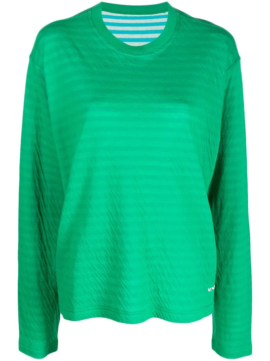 Long-Sleeves Cotton Sweatshirt