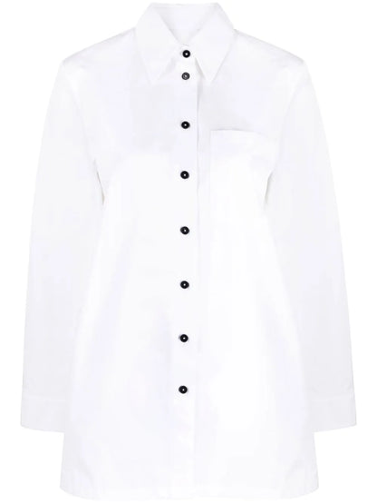 Long-Sleeved Patch Pocket Shirt