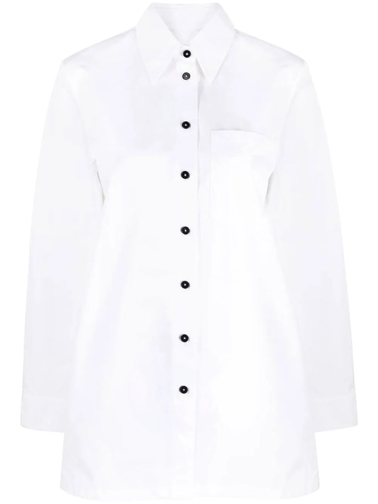 Long-Sleeved Patch Pocket Shirt