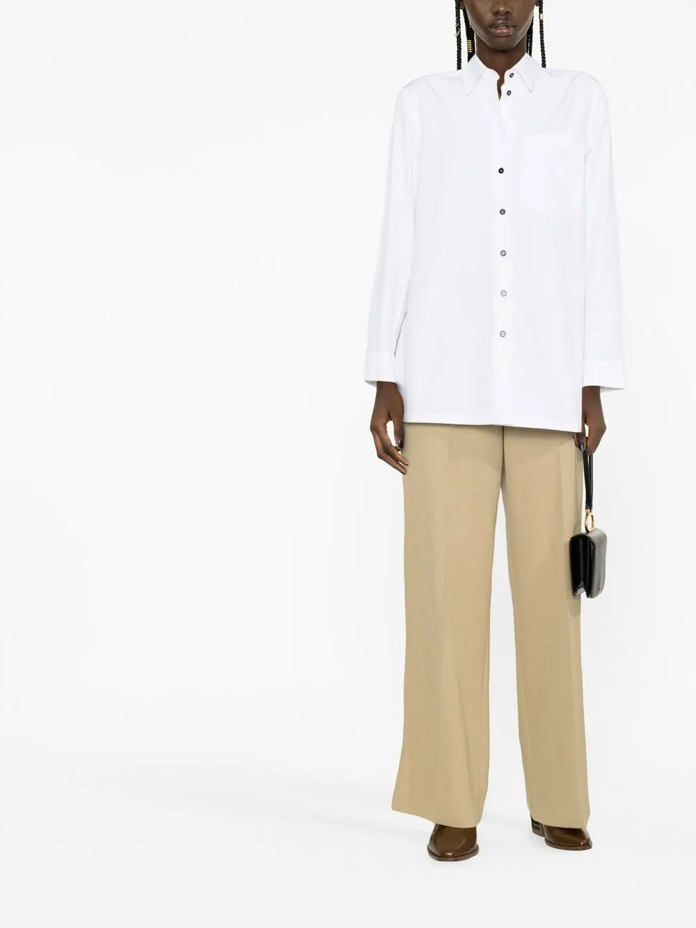 Long-Sleeved Patch Pocket Shirt