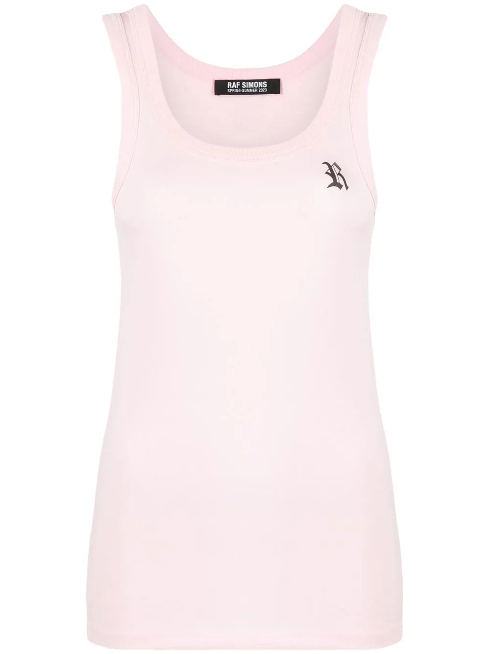 Logo-Print Cotton Tank Top