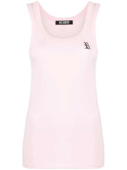 Logo-Print Cotton Tank Top