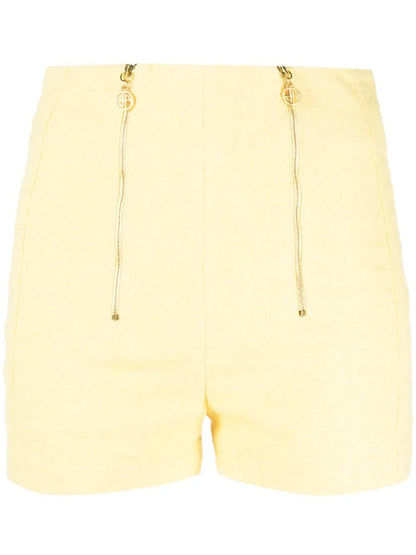 Double Zip Fastening Tailored Shorts