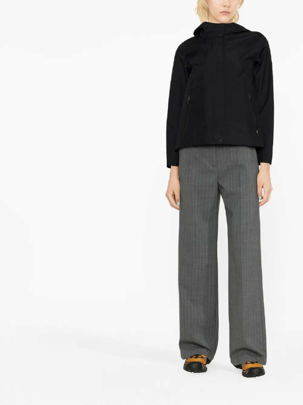 Zip-Fastening Hooded Jacket