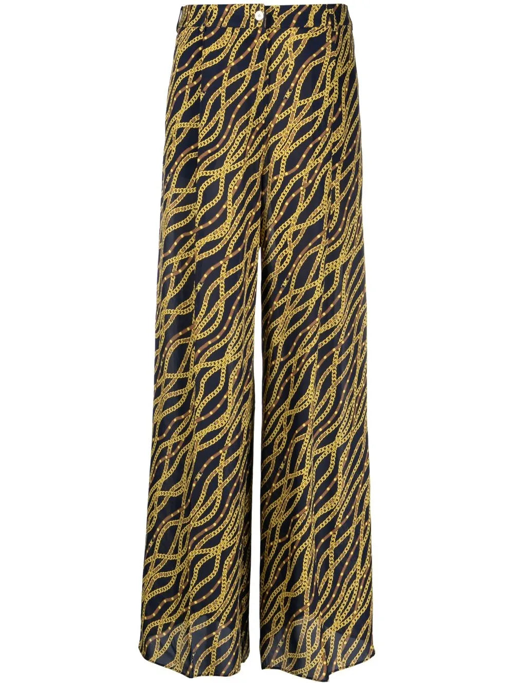 Mid-Rise Wide-Leg Trousers