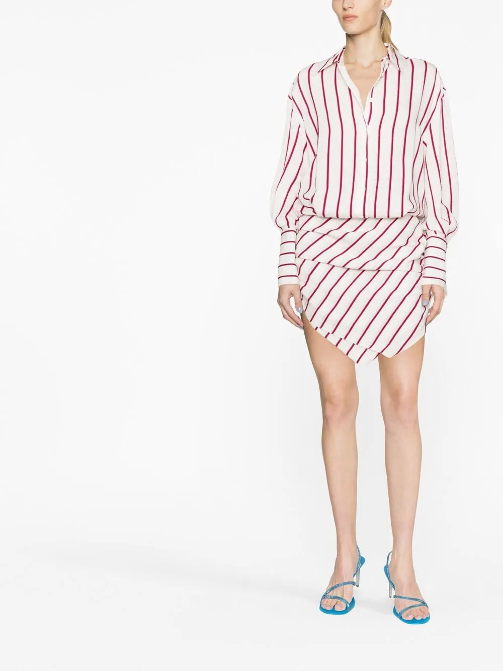 Hatty Striped Draped Dress
