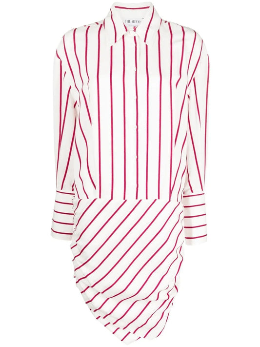 Hatty Striped Draped Dress