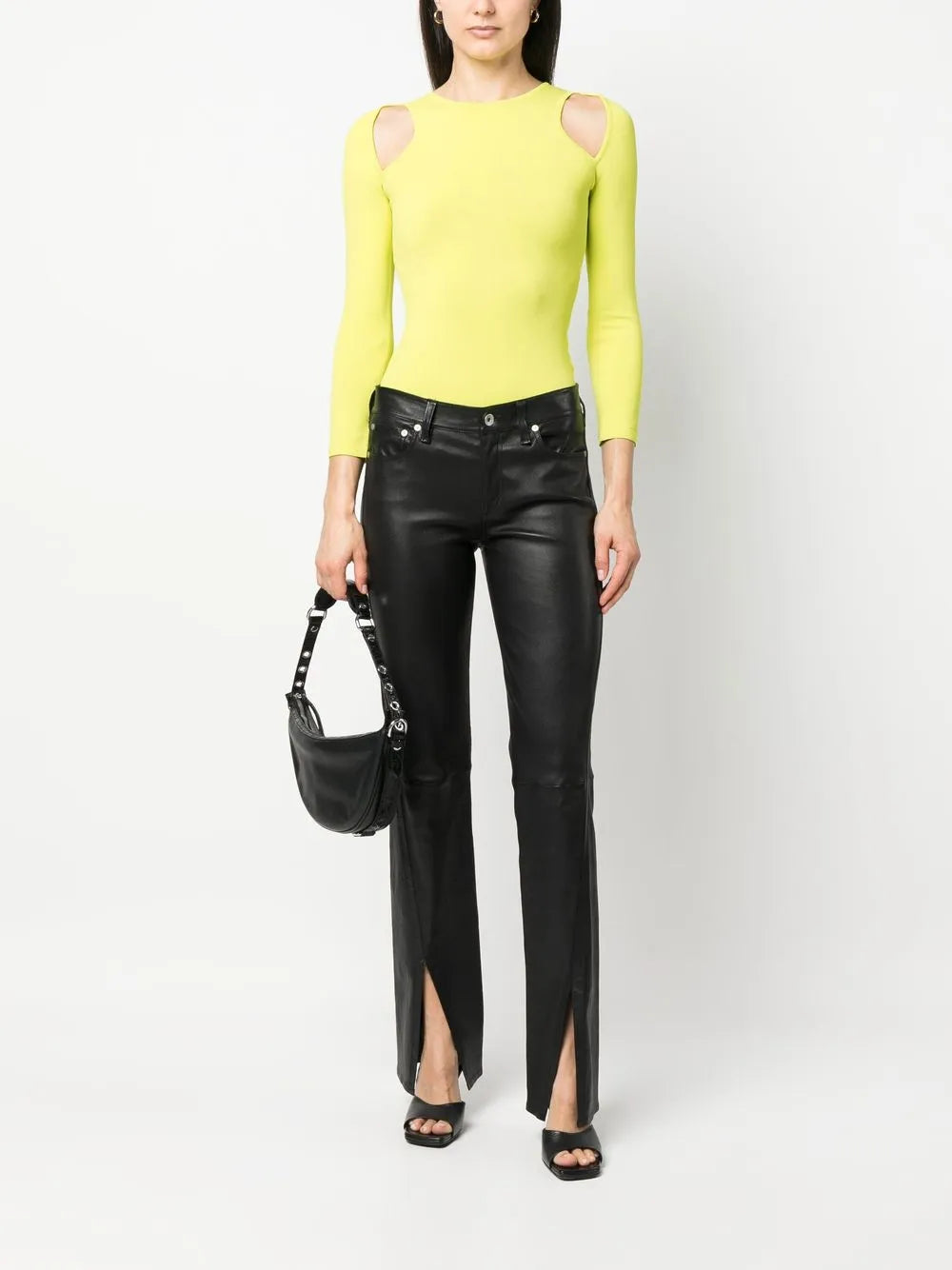 Shoulder Cut-Out Knit Top